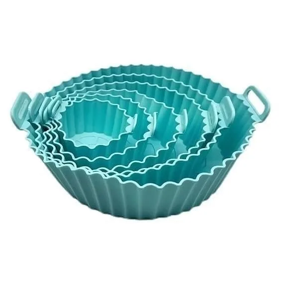 6 Pcs Reusable Air Fryer Silicone Pot Liners at ₹99