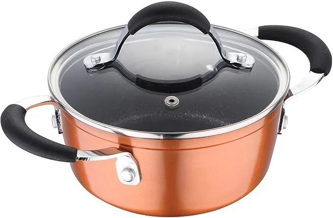 [Apply 2% Coupon] Bergner Non-Stick Casserole with Glass Lid at ₹1,538
