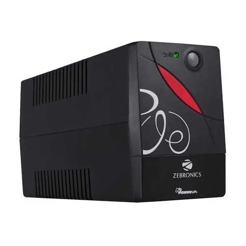 ZEBRONICS Zeb-U725 600VA UPS for Desktop/PC/Computers (not for Routers) with Automatic Voltage Regulation, Black at ₹1,863