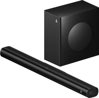 boAt Aavante 2.1 1650, Wireless Satellites, EQ Modes, Bass & Treble Controls, Remote 160W Bluetooth Soundbar At4636 at ₹4,636