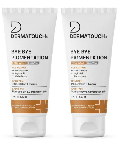 Dermatouch Brightening Facewash Pack of 2 (150ml) at ₹436