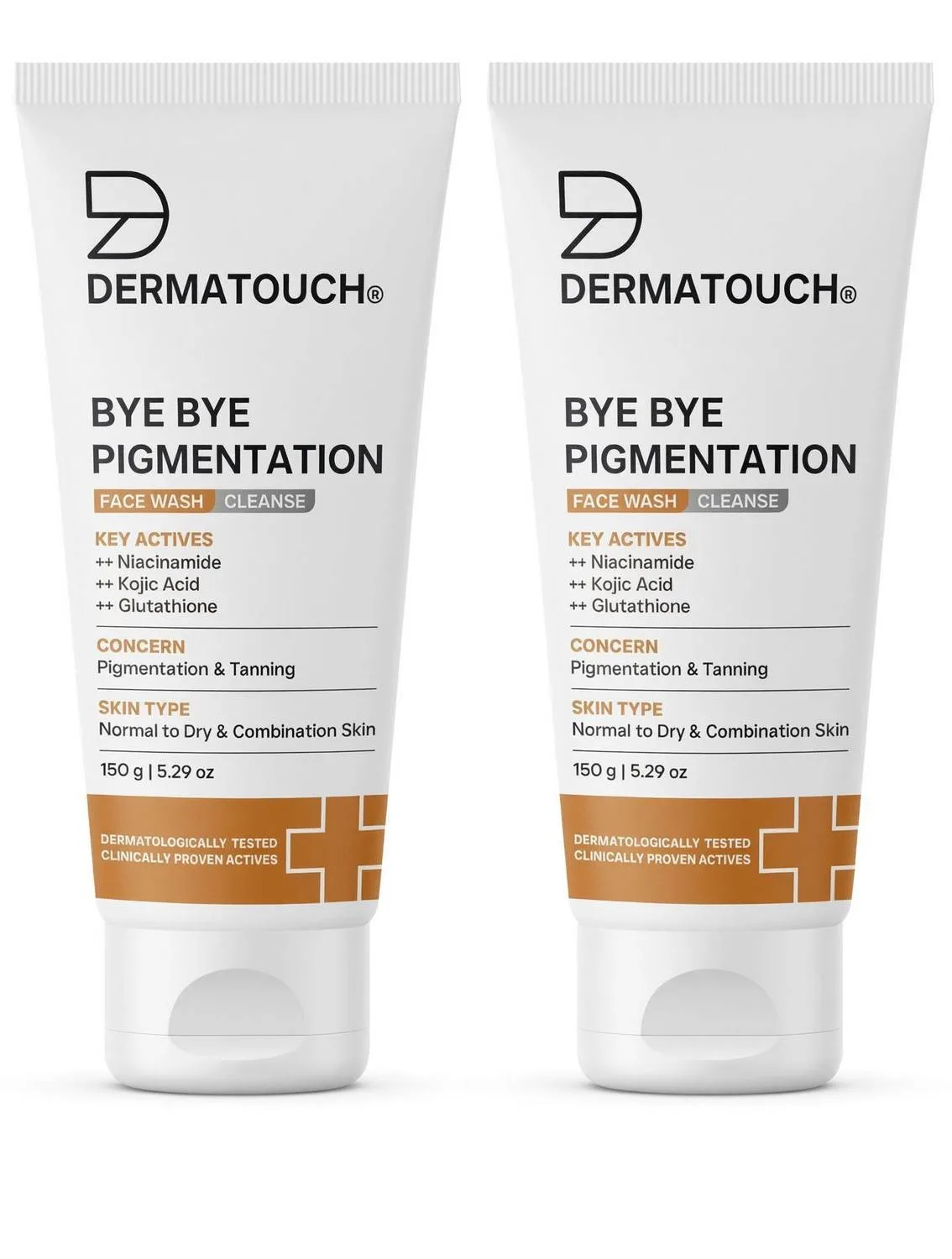 Dermatouch Brightening Facewash Pack of 2 (150ml) at ₹436
