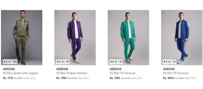 Adidas Tracksuits For Men at ₹1,719