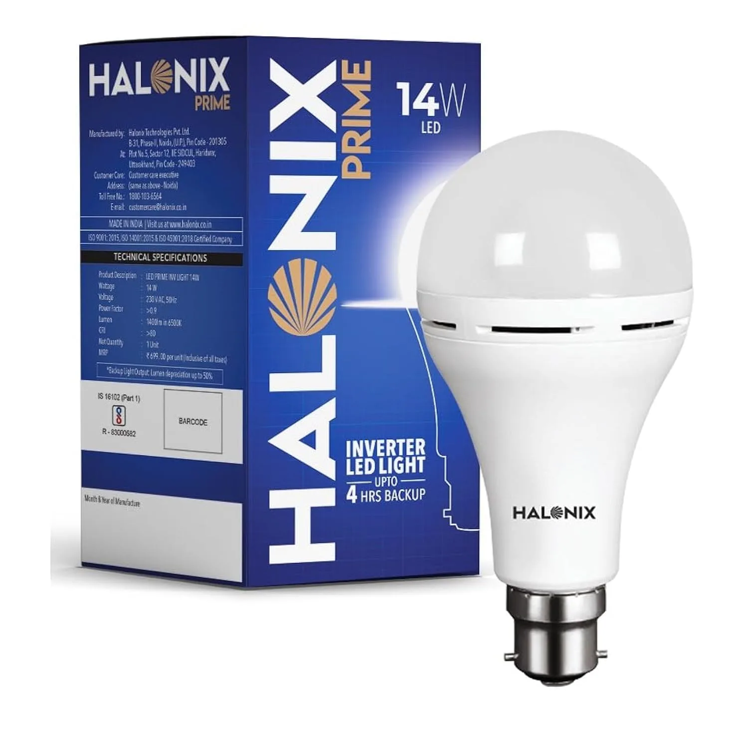 Halonix 14W Emergency Bulb at ₹235