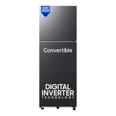 Samsung 256 L, 3 Star, Convertible, Digital Inverter Frost Free Double Door Refrigerator at ₹27,740
