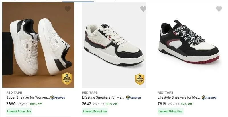 Up to 85% Off on Branded Shoes