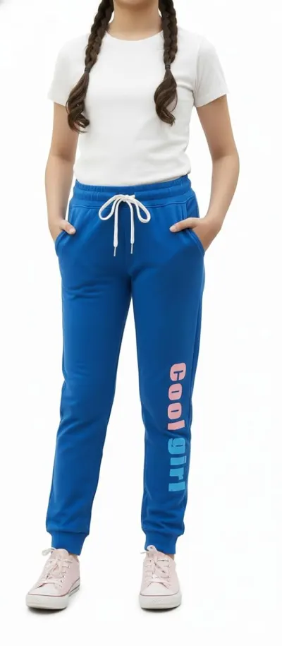 Clotth Theory Girls Cotton Printed Joggers at ₹109