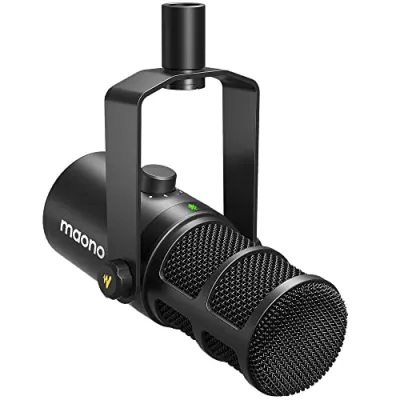 MAONO Dynamic Microphone, USB/XLR Podcast PC Microphone with Software, EQ,Tap-to-Mute, Headphone Jack, Gain Knob & Volume Control, Studio Mi at ₹7,064