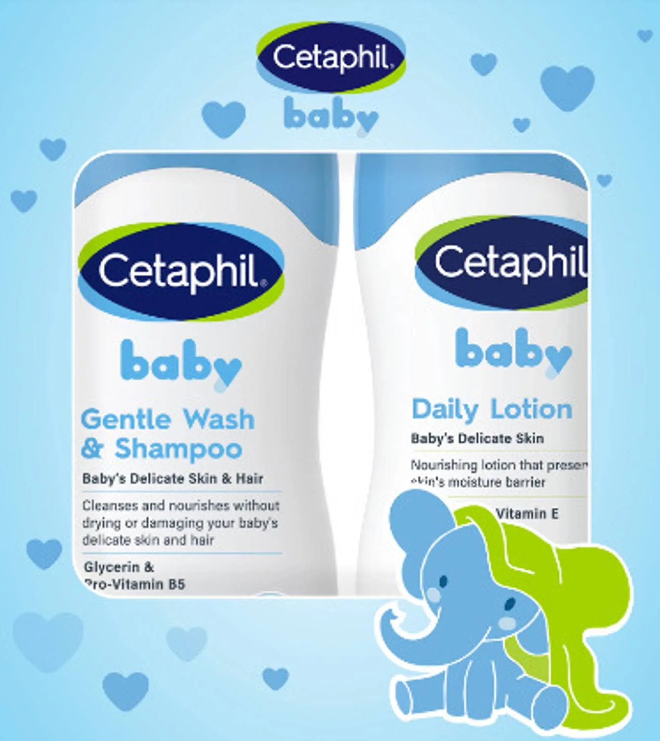Gentle Daily Lotion 50ml & Wash & Shampoo 50ml at ₹315