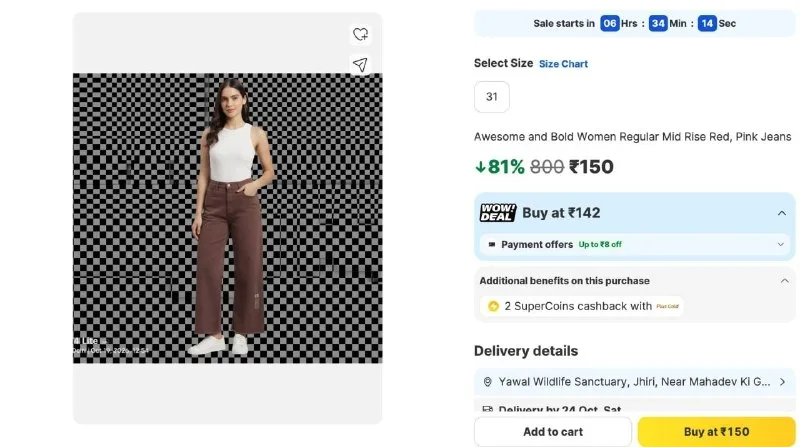 Girl Jeans at ₹150
