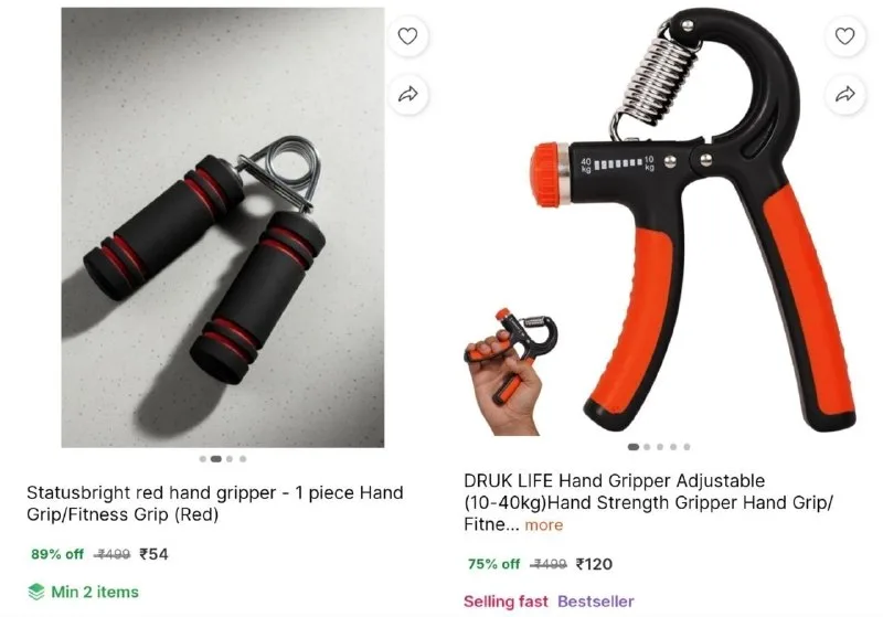 Hand Gripper at ₹54