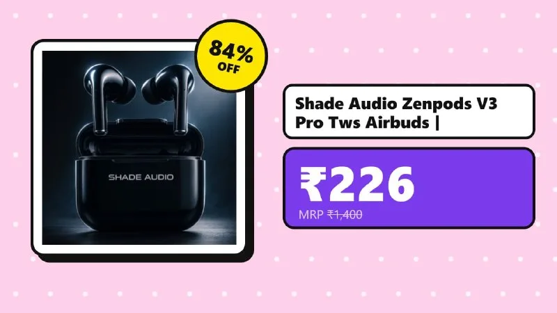V3 Pro TWS Earbuds at ₹226