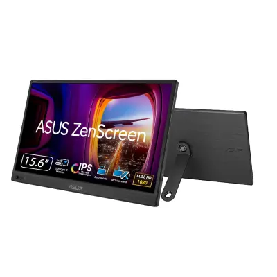 ASUS ZenScreen 16" Portable USB Monitor (MB169CK) | Full HD, IPS, Dual USB-C, Mini-HDMI, Eye Care Features at ₹8,550