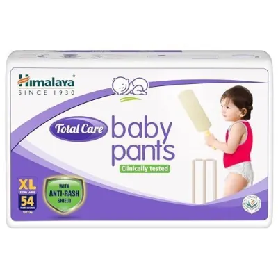 Himalaya Total Care Baby Pants Diaper | Size XL (Extra Large) 54 Count | Pack of 1 | 12-17 kg | Clinically Tested | Anti Rash Shield With Al at ₹533