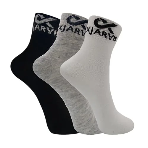XJARVIS® Berlin Athletic Ankle Socks for Men & Women | Breathable Cotton Grip Sports Socks for Gym, Running, Fitness & Summer Wear| Odor-Fre at ₹169