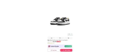 Nike Women's Air Jordan 1 Elevate Low Sneakers at ₹7,137