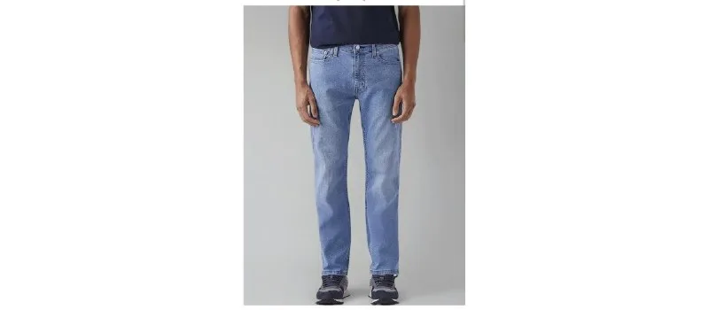 Levi's Men's 513 Dark Indigo Straight Fit Mid Rise Jeans, Leatherkraft Mens Lk_501 Loafer Flat