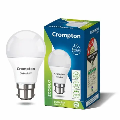 Crompton Dyna Ray 9 Watt LED Bulb Cool Day Light | Pack of 1 at ₹43