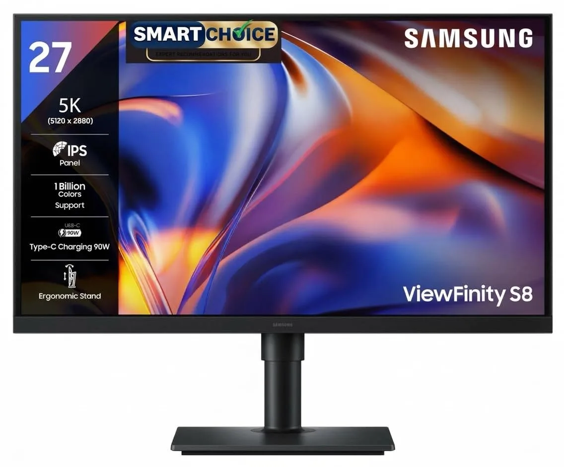 Samsung 27" 5K ViewFinity S8 Monitor at ₹45,249