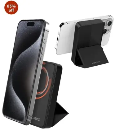 amazon basics 10000mAh 20W Fast Charging Power Bank and 15W Wireless Output | Type C Power Delivery (Input & Output) Quick Charge at ₹999