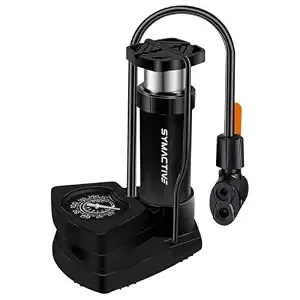 Symactive Portable High-Pressure Floor Foot Air Cycle Pump upto 160 PSI | Easy-to-Read Dial | Heavy Compressor Cylinder with Pressure Gauge  at ₹279