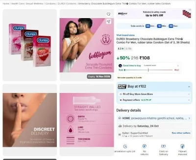 DUREX Strawberry Chocolate Bubblegum Extra Thin Combo For Men