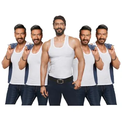 Amul Comfy Men’s Vest | 100% Cotton Single Jersey Fabric | U Neck Sleeveless Innerwear | Ultra Soft Hand Feel | Seamless Body | Superior Com at ₹281