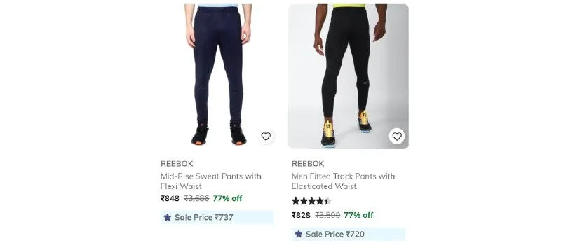 Upto 80% Off Reebok Clothing