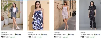 Minimum 90% Off - FashFunShirt Pant Co-ords