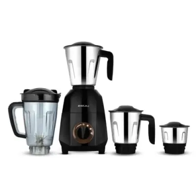 Bajaj Rex Dlx Ninja Series 4 Jar 750W Mixer Grinder | DuraCut Blades | 4 Stainless Steel Mixer Jars | Dry & Wet Grinding at ₹2,700