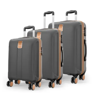 Safari 8 Wheels Spinner Set Of 3 Trolley at ₹6,099