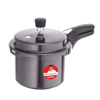 Wonderchef Taurus Hard Anodized Outer Lid Pressure cooker, 3 at ₹1,190