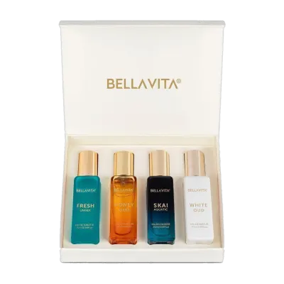 Bellavita Unisex Perfume Gift Set (20ml x 4) at ₹475