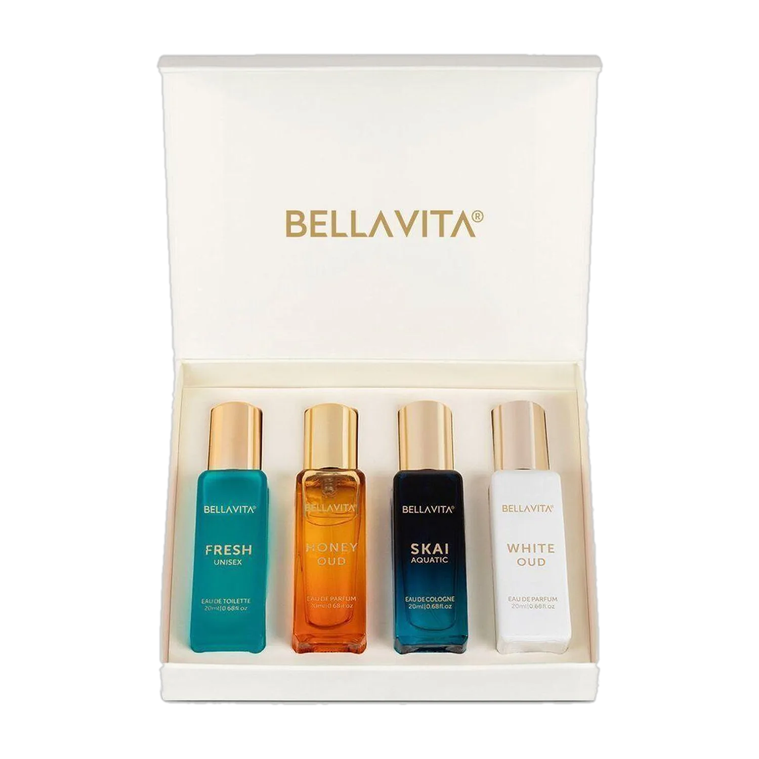 Bellavita Unisex Perfume Gift Set (20ml x 4) at ₹475