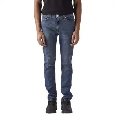 Levi's Men's 511 Dark Grey Slim Fit Mid Rise Jeans at ₹924