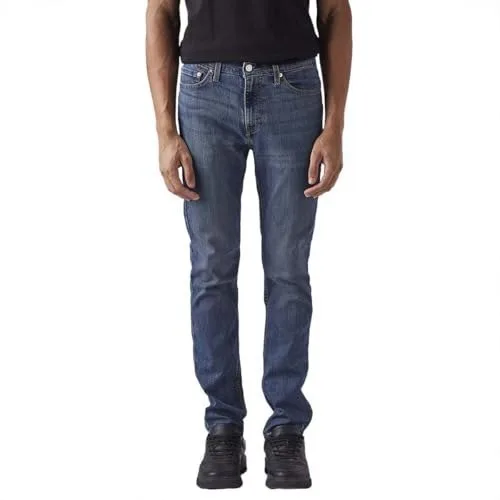 Levi's Men's 511 Dark Grey Slim Fit Mid Rise Jeans at ₹924