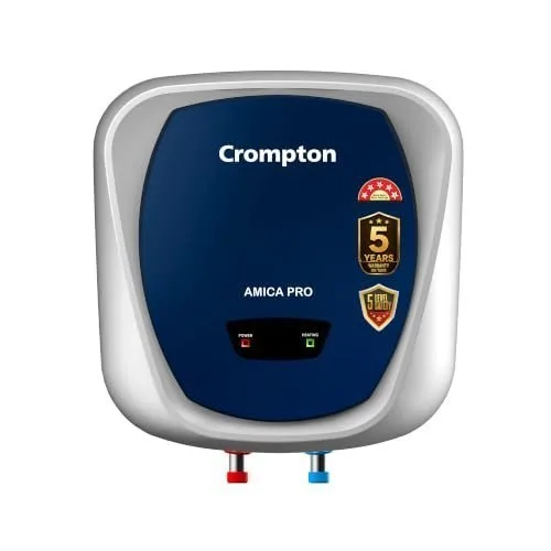 Crompton Amica Pro 25L | Free Installation | 5‑Star Storage at ₹6,840