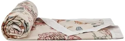 Solimo Double Microfiber Quilt|100% Microfiber Exterior|120 GSM|for Mild Winters and Ac Rooms (Lavender Meadow) at ₹374