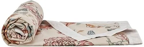 Solimo Double Microfiber Quilt|100% Microfiber Exterior|120 GSM|for Mild Winters and Ac Rooms (Lavender Meadow) at ₹374