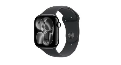 Apple Watch Series 11 GPS 46mm Jet Black at ₹36,193