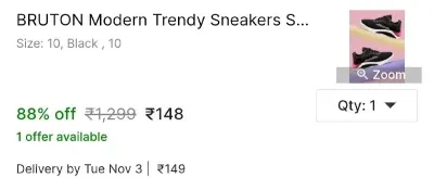 Bruton Modern Trendy Sneakers Shoes Men at ₹148