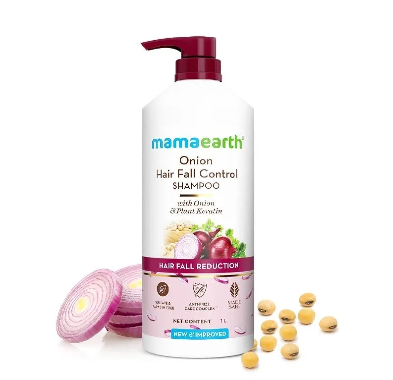 Mamaearth Onion Shampoo for Hair Growth and Hair Fall Control with Onion and Plant Keratin at ₹530