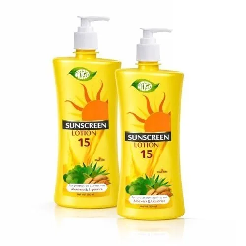 Meghdoot Ayurvedic Sunscreen with Aloe Vera and Liquorice 500ml for All Skin Types | Prevents Skin Tanning and Sun Burn | SPF 15 PA+++ | Ayu at ₹185