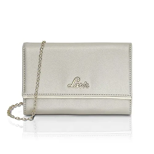Lavie Women's Small Framed Foldover Clutch | Detachable Chain Sling Strap | Ladies Purse Wallet at ₹372