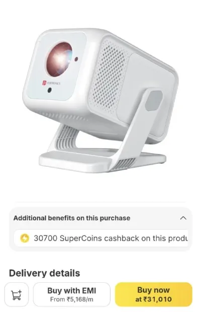Loot: Projectors for FREE! Get 100% SuperCoins Back