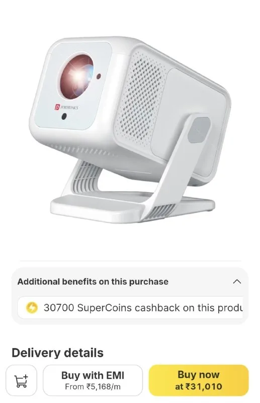 Loot: Projectors for FREE! Get 100% SuperCoins Back