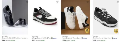 Upto 90% Off On Red Tape Sneakers
