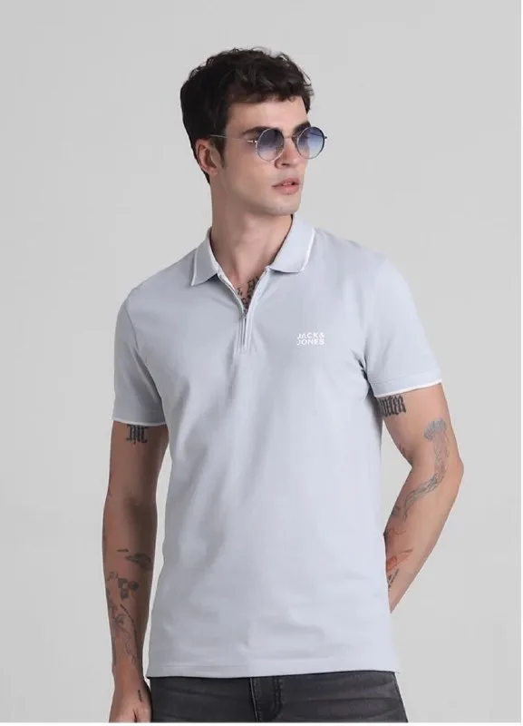 Jack & Jones Polo Collar Short Sleeves Cotton Slim Fit T-shirt