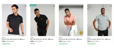 Puma Apparel at ₹439