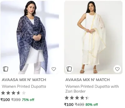 Branded Women-Dupattas at ₹101